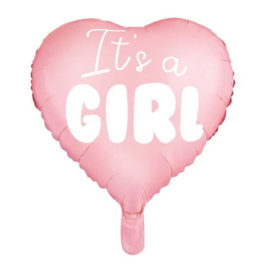 Фолиев балон сърце "It's a girl"