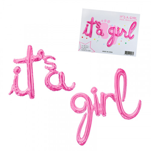 Фолиев надпис"It's a girl"