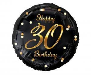 Фолиев балон кръг "Happy 30 Birthday"