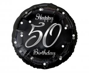 Фолиев балон кръг „Happy 50 Birthday“