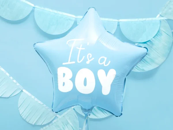 Фолиев балон звезда "it's a boy"