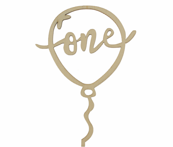 Топер за торта "One"