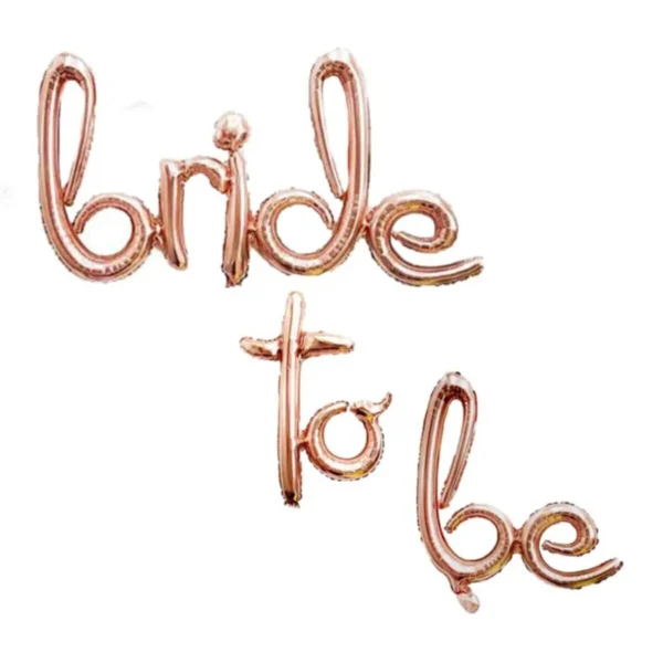 Балонен надпис ръкописен "Bride to be"