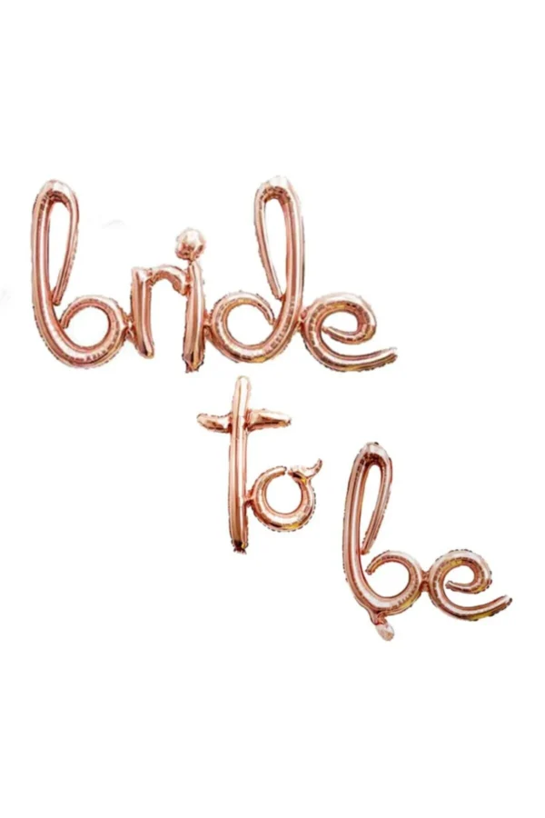 Балонен надпис ръкописен "Bride to be"