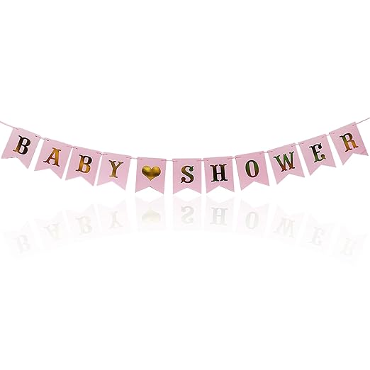 Картонен банер "Baby Shower"