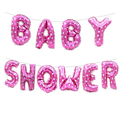 Фолиев балон надпис "BABY SHOWER"