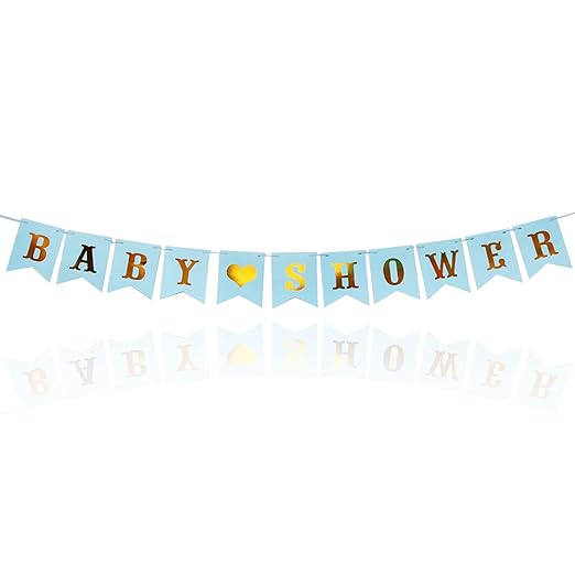 Картонен банер "Baby Shower"