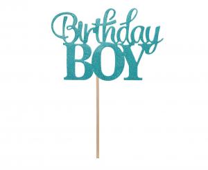 Топер за торта "Birthday Boy"
