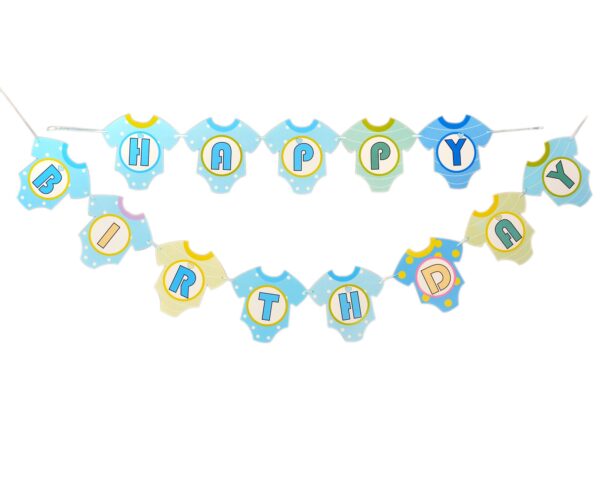 Бебешки банер „Happy Birthday“
