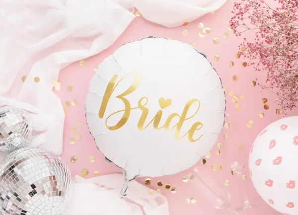 Фолиев балон кръг "Bride"