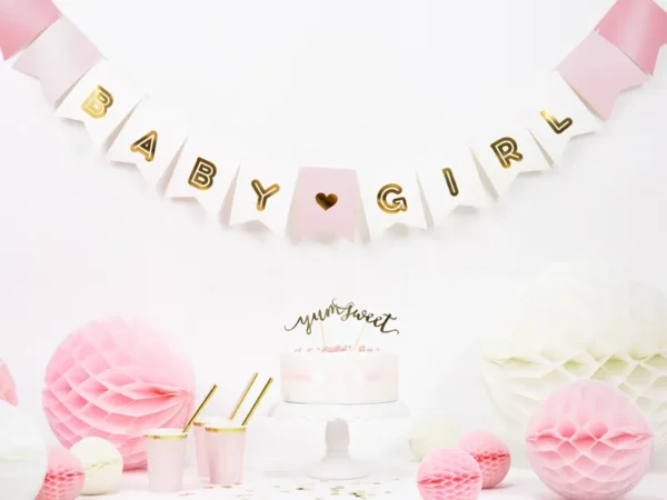 Картонен банер "Baby Girl"