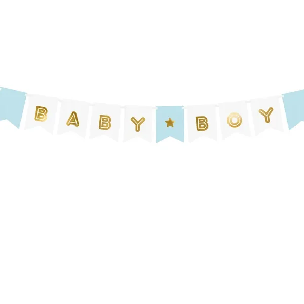 Картонен надпис " Baby Boy "