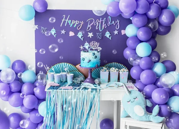 Картонен банер  Happy Birthday хамелеонов