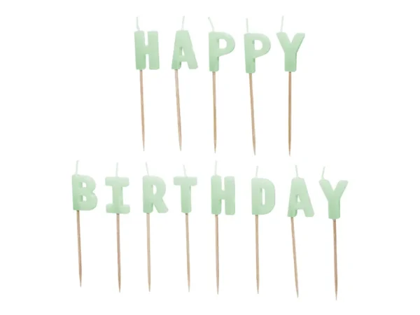 Свещи за торта "Happy Birthday"