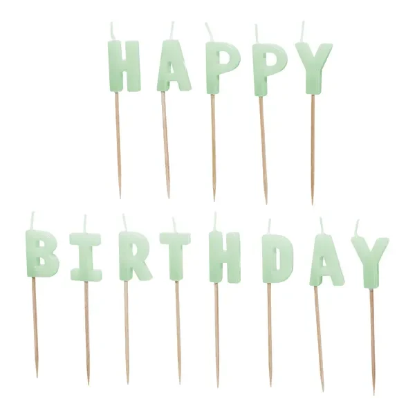 Свещи за торта "Happy Birthday"
