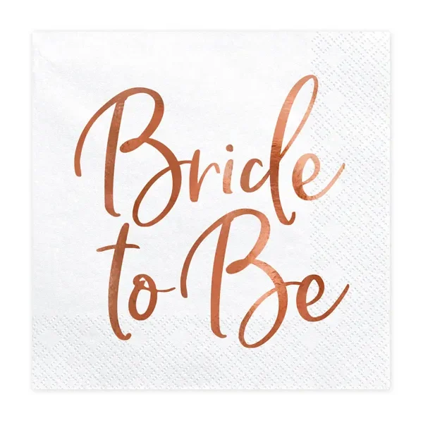 Парти салфетки "Bride to be"