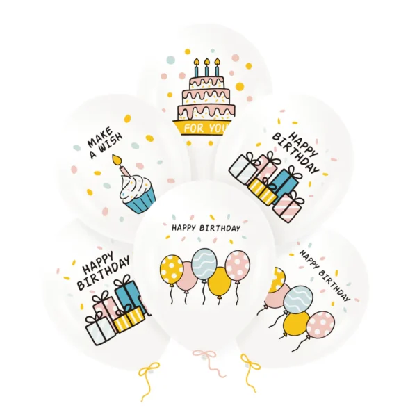 Латексови балони комплект „Happy Birthday“