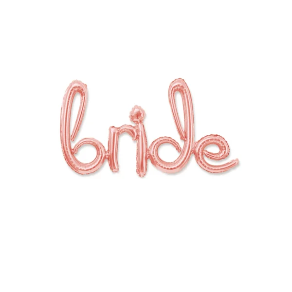 Балонен надпис "Bride"
