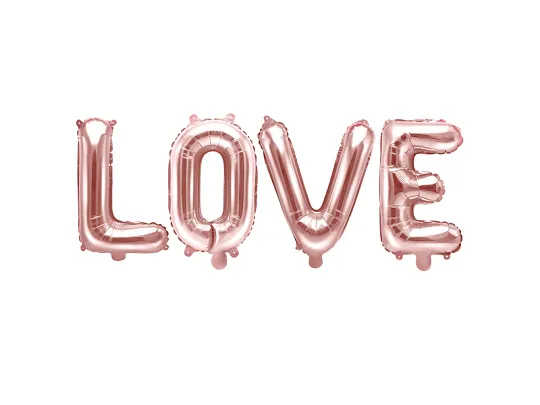 Фолиев надпис "LOVE"