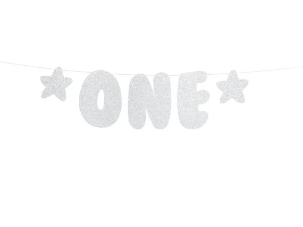 Картонен банер "One"