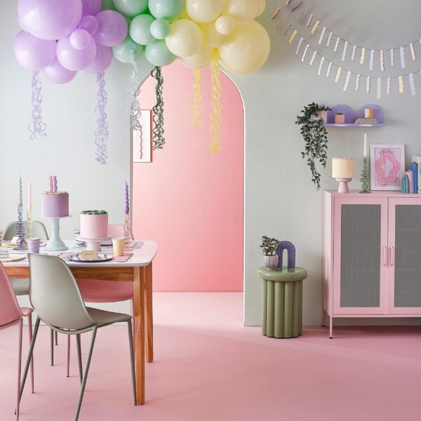 Свещ за торта вълнообразна "Happy Birthday"