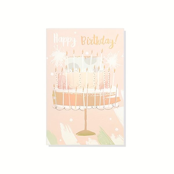 Поздравителна картичка „Happy Birthday“