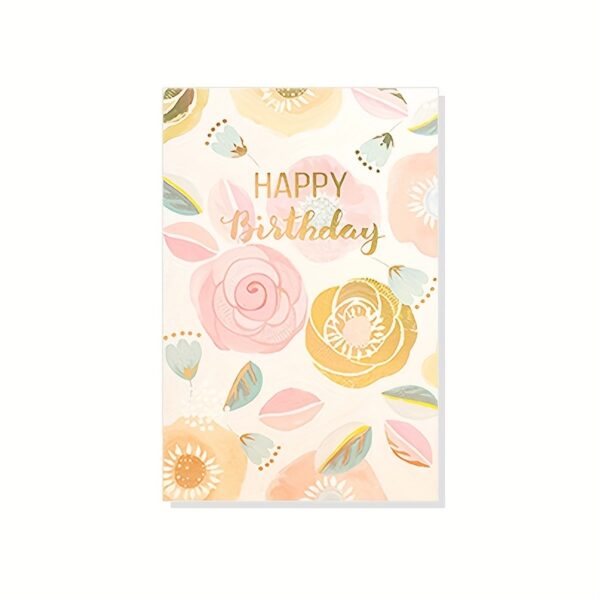 Поздравителна картичка „Happy Birthday“