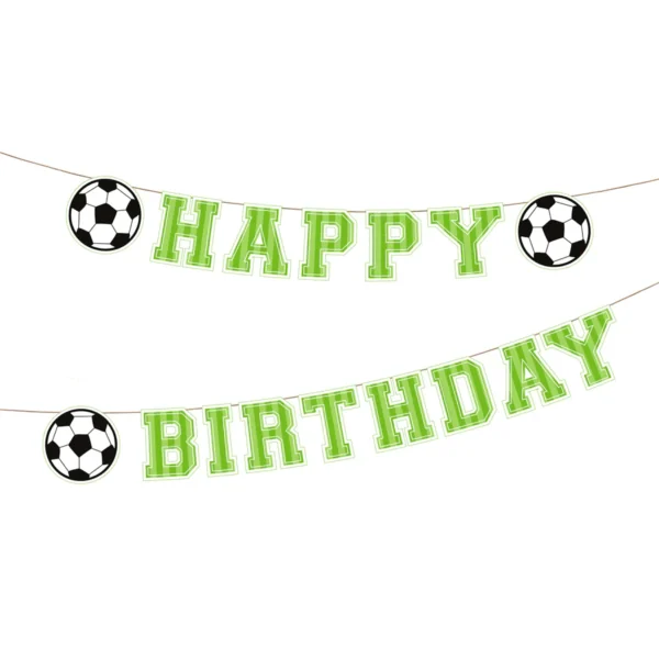 Футболен банер „Happy Birthday“ 250 см