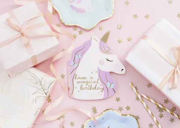 Подаръчна картичка еднорог "Have a magical birthday"