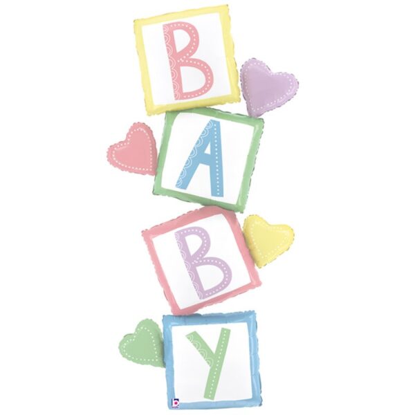 Фолиев балон "BABY" със стойка