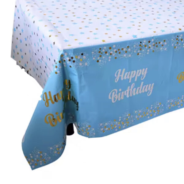 Покривка с надпис "Happy Birthday"
