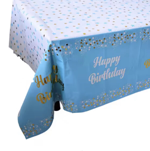 Покривка с надпис "Happy Birthday"