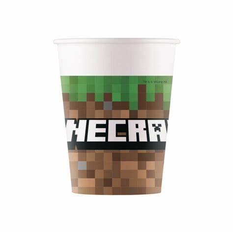 Парти чашки MineCraft 8 бр