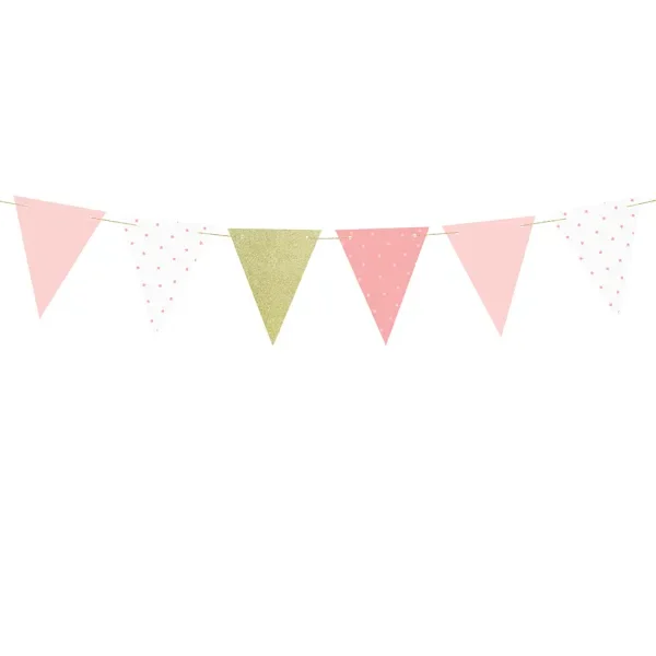 Парти флагчета в розово