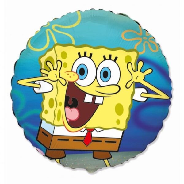 Фолиев балон кръг Спондж Боб