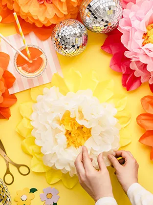 Хартиени Помпони