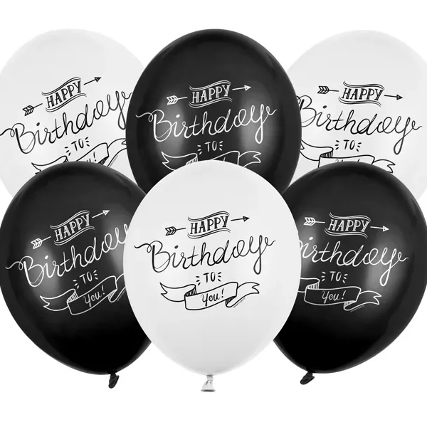 Латексови балони комплект "Happy Birthday"