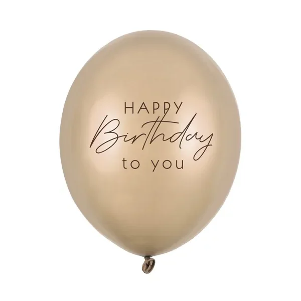 Латексови балони комплект с надпис "Happy Birthday"