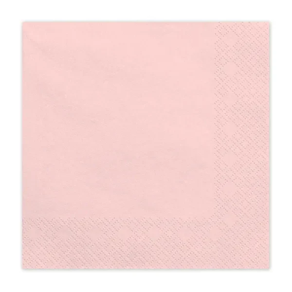 Розови салфетки 20 бр