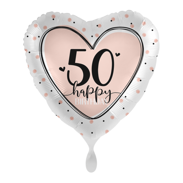 Фолиев балон „50 Happy Birthday“