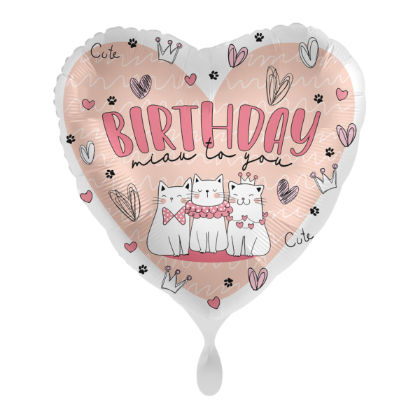 Фолиев балон „Happy Birthday“